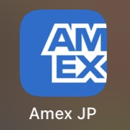 AMEX JP アプリ　ロゴ